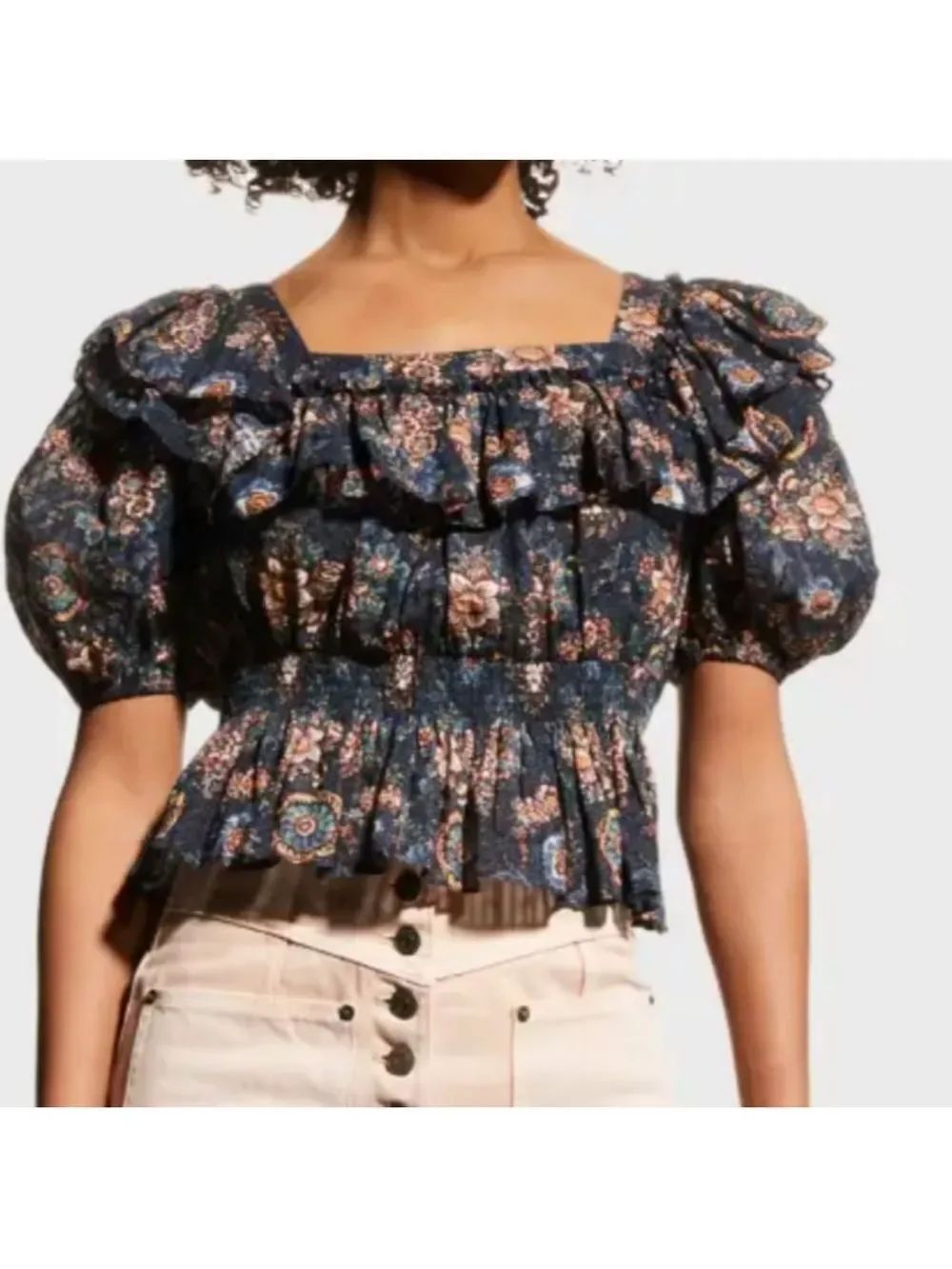 EUC $275 Ulla Johnson Warner Blouse -  Size 8